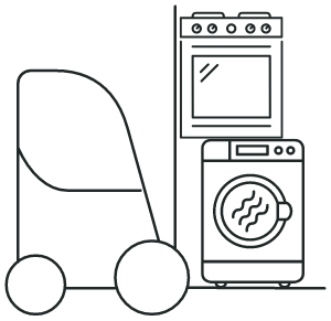 Removal of Uninstalled Freestanding Appliance