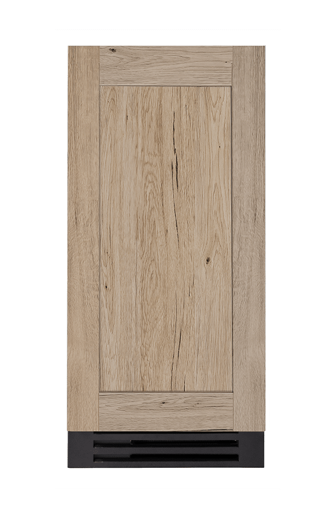 True Residential TUIADA15LSAO 15 Inch Overlay Panel Door Left Hinge Ada Height Clear Ice Machine