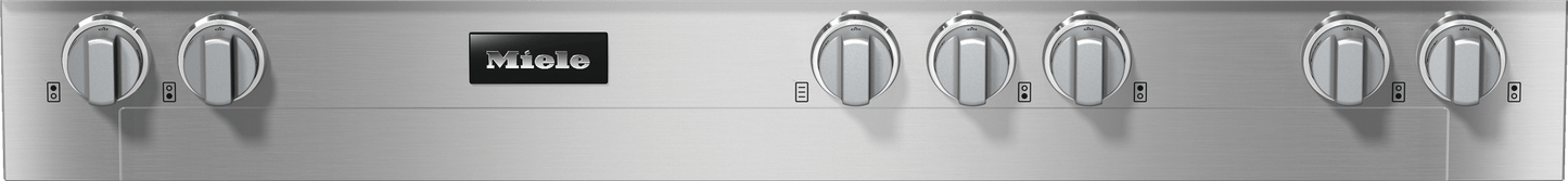 Miele KMR13553GGR Kmr 1355-3 G Gr Edst/Clst - 48-Inch Range Top With 6 Burners And Grill For Flexibility And High Performance