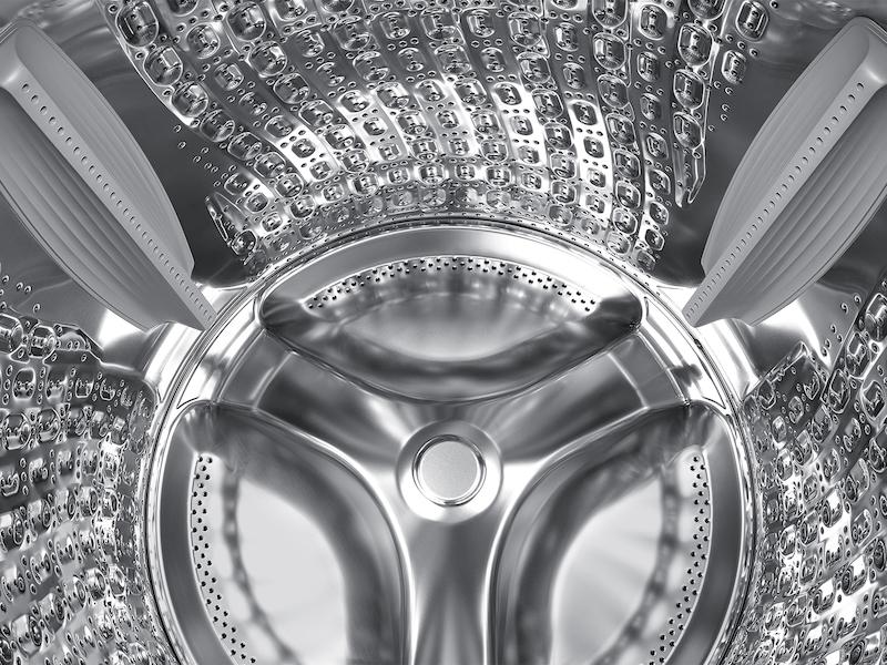 Samsung WF90F53ADS 5.3 Cu. Ft. Bespoke Ai Ultra Capacity Front Load Washer With Ai Home And Ai Optiwash+ In Dark Steel