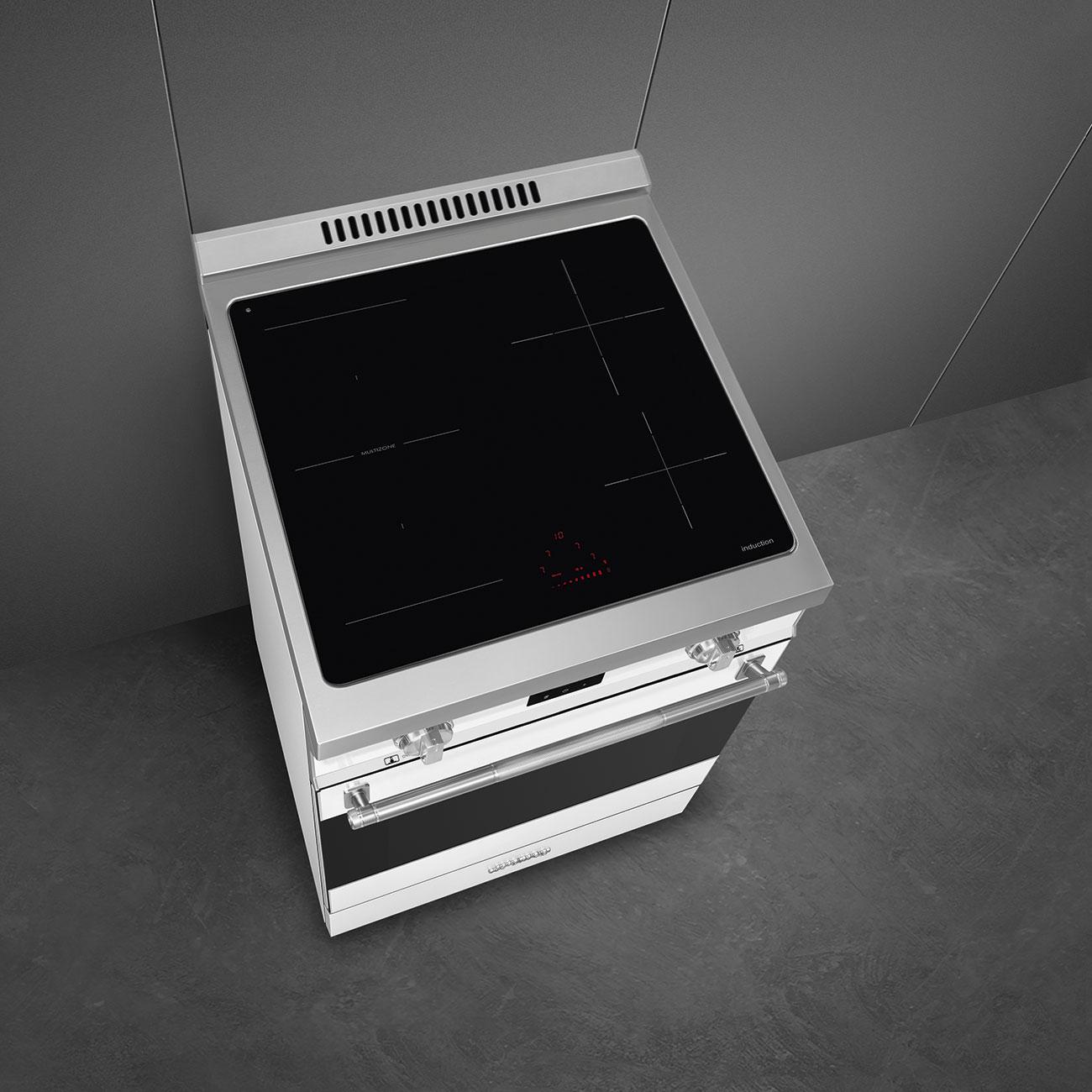 Smeg SPR24UIMMW Smeg Range With Induction Hob 24" Spr24Uimmw