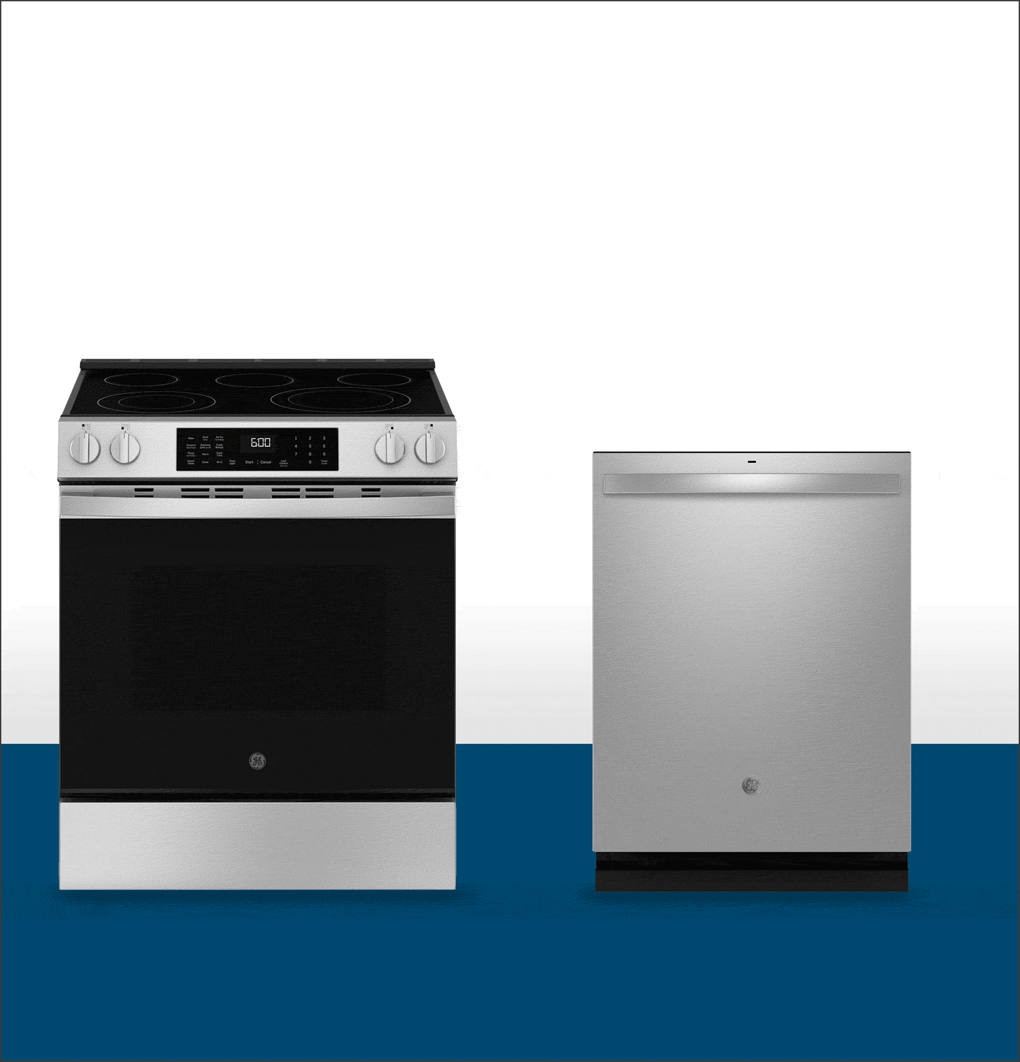 Ge Appliances GRF600AVWW Ge® 30" Free-Standing Electric Convection Range With No Preheat Air Fry And Easywash&#8482; Oven Tray