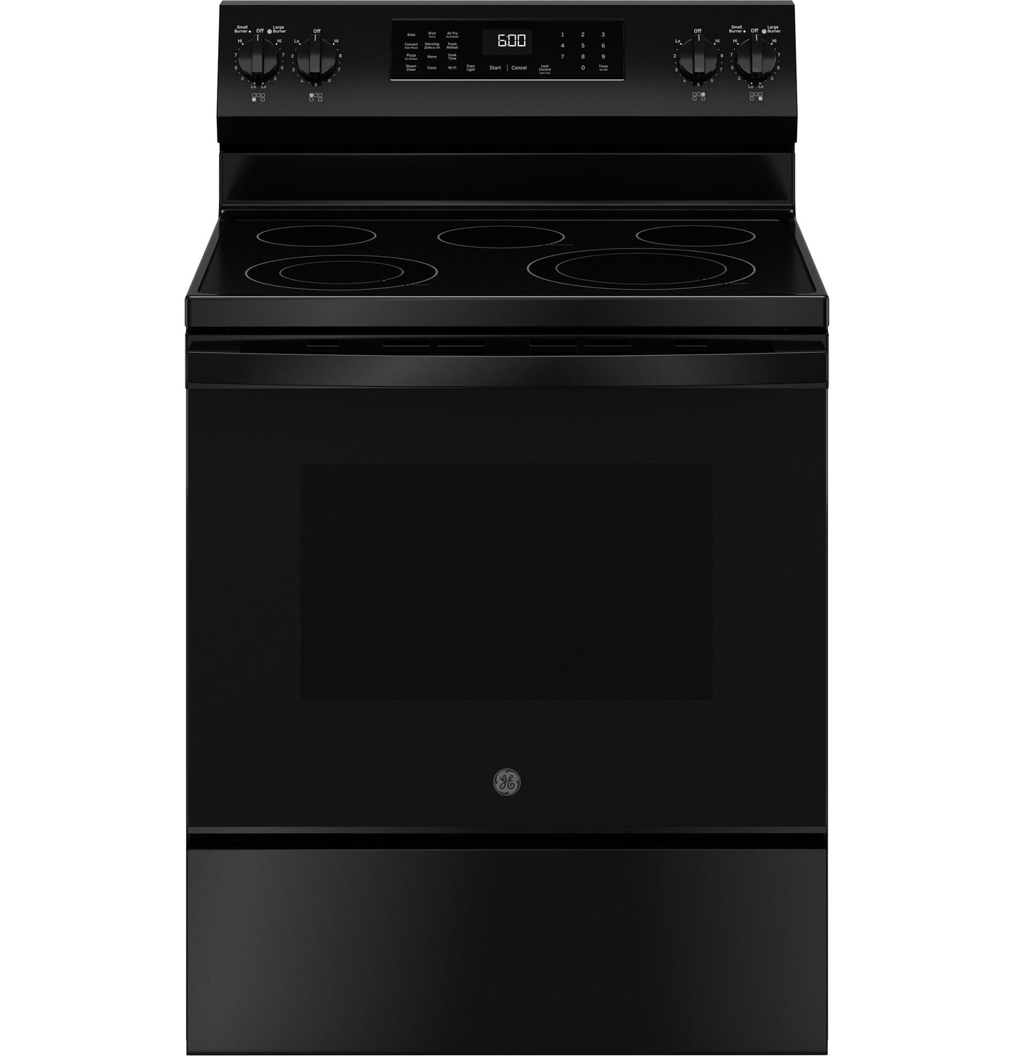 Ge Appliances GRF600AVBB Ge® 30" Free-Standing Electric Convection Range With No Preheat Air Fry And Easywash&#8482; Oven Tray