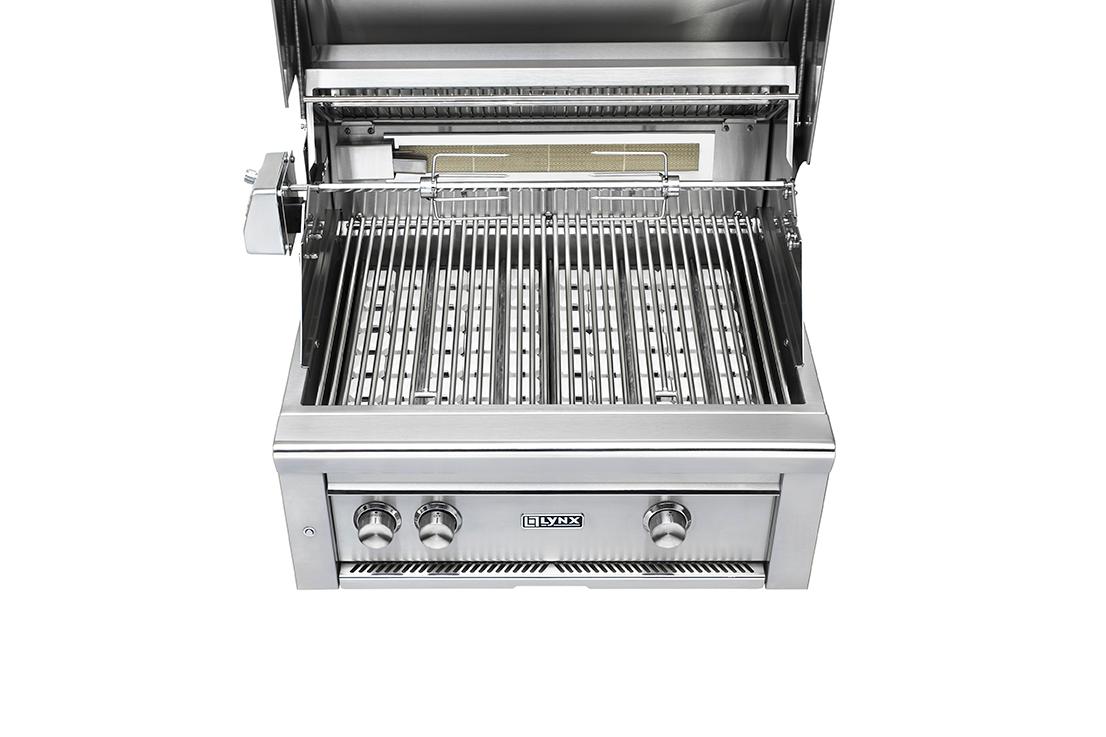 Lynx L30R3PBLP 30" Built-In Grill W/ Rotisserie - Pacific Blue
