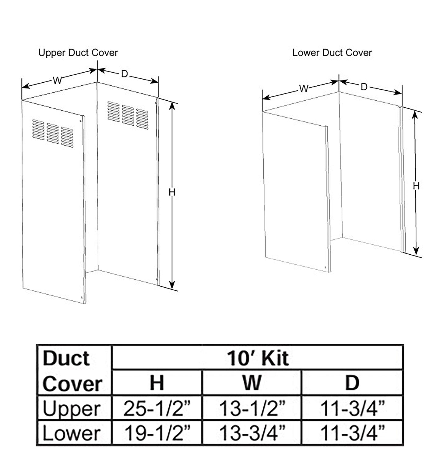 Cafe CX10DC9SPWM Duct Cover Extension