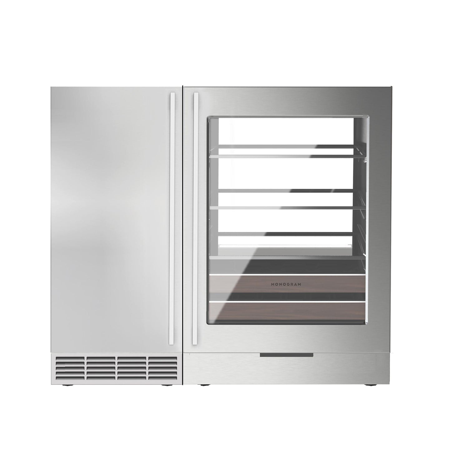 Monogram ZKAW Monogram Undercounter Refrigeration Side By Side Install Unification Kit