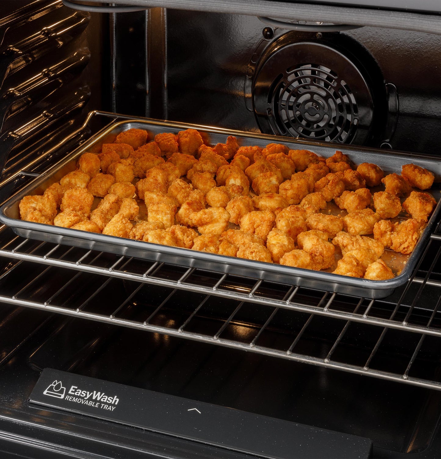 Ge Appliances GRS600AVWW Ge® 30" Slide-In Electric Convection Range With No Preheat Air Fry And Easywash&#8482; Oven Tray