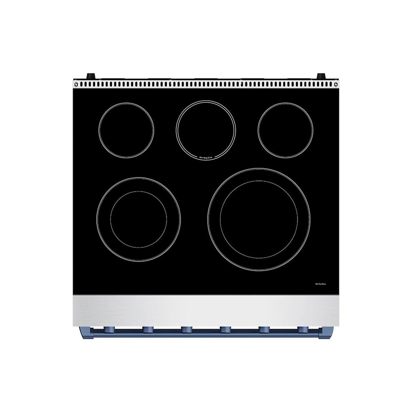 Thor Kitchen RSE30PBLU 30 Inch Professional Electric Range With Precision Knob Control In Stainless Steel And Blue Gordon Ramsay Series