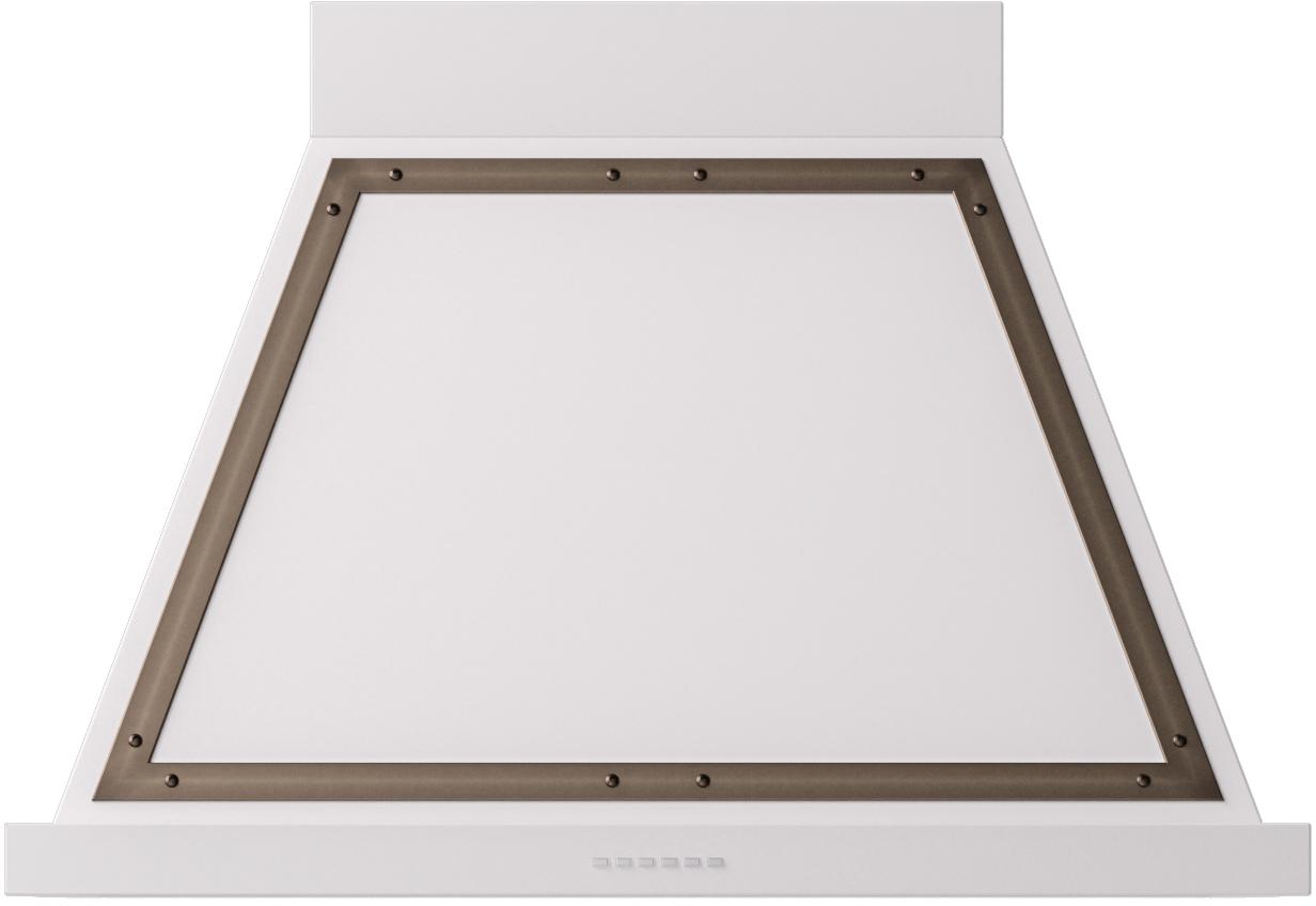 Ilve UANB36WHB Ilve Uanb36Whb Nostalgie 36" Hood In White With Bronze Trim