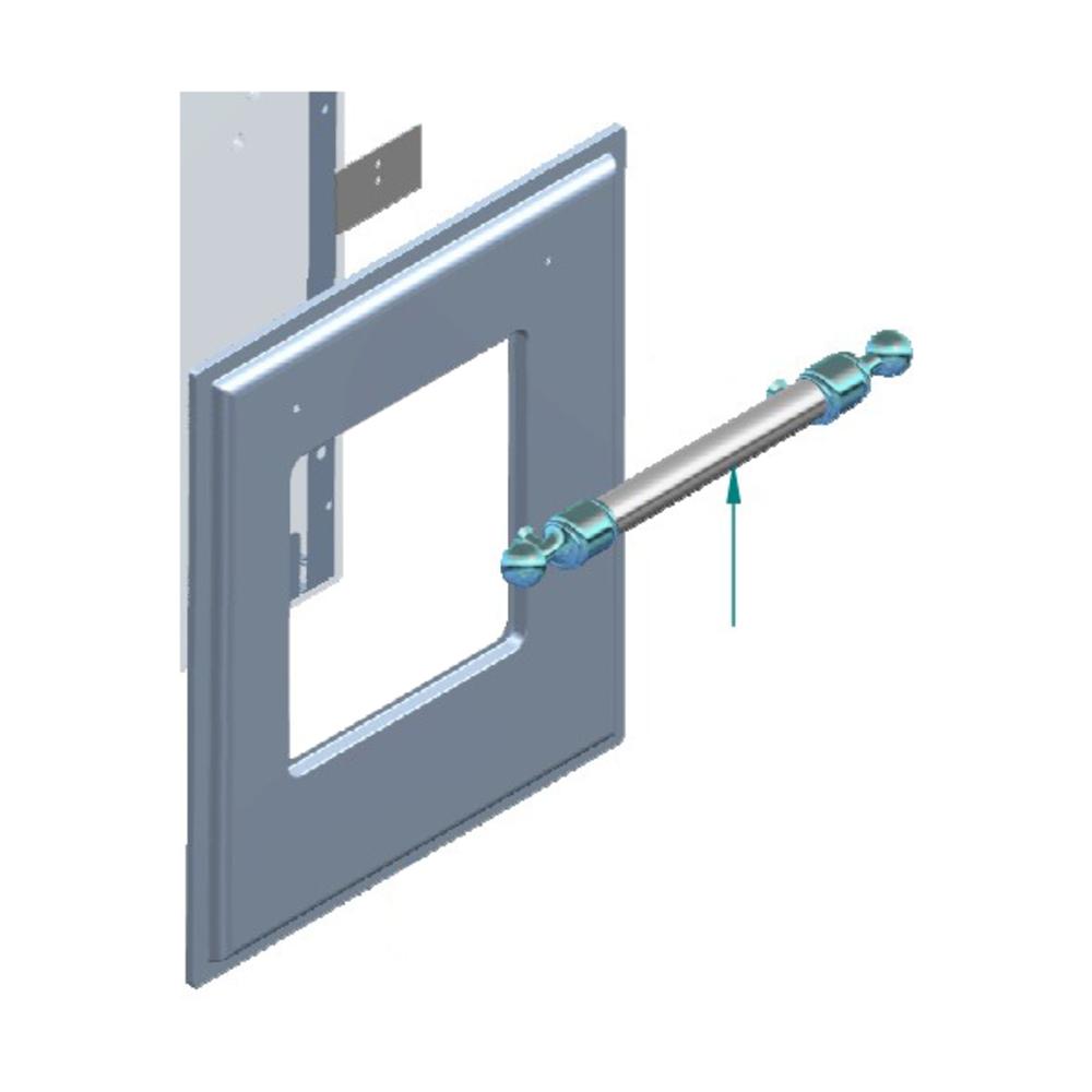 Ilve EA4270008000008 Ilve Parts Ea4270008000008 Majestic Chrome Handle For Uov 30 E3 Ovens (A/116/25/08)