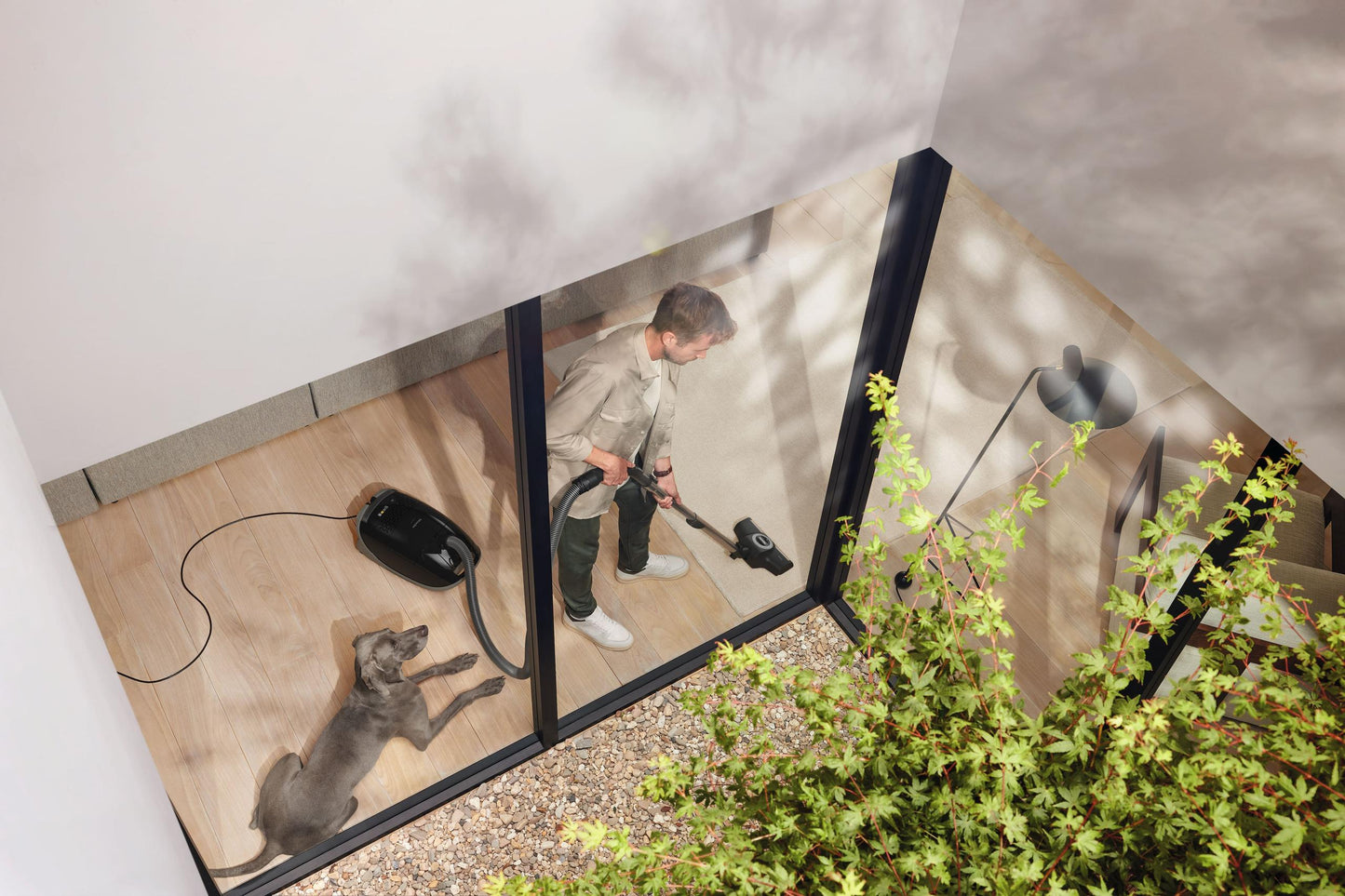 Miele GUARDM1CATDOGOB Guard M1 Cat & Dog Obsidian Black - Canister Vacuum Cleaners Powerful Suction Attachment For Removing Pet Hair Ideal For Pet Owners