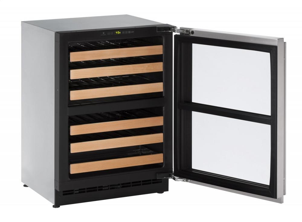 U-Line U2224ZWCS00A 24" Wine Captain ® Model Stainless Frame Right-Hand Hinge