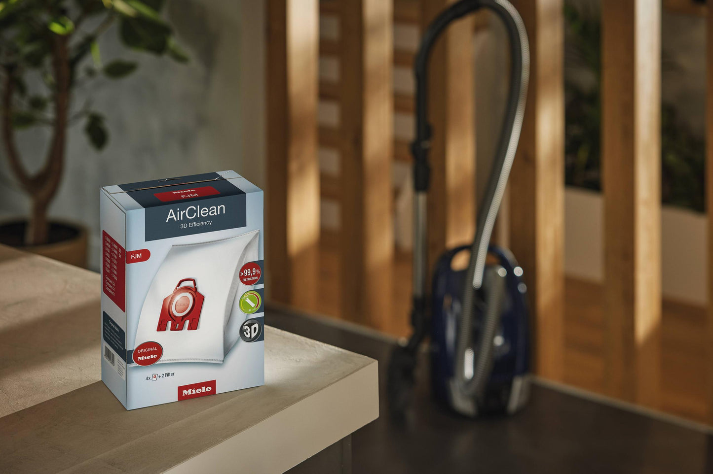 Miele FJMAIRCLEAN3D Airclean 3D Efficiency Fjm Dustbags - Ensures That Dust Picked Up Stays Inside The Machine.