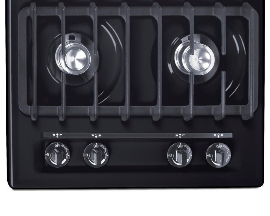 Summit TNL033I 24" Wide 4-Burner Gas Cooktop