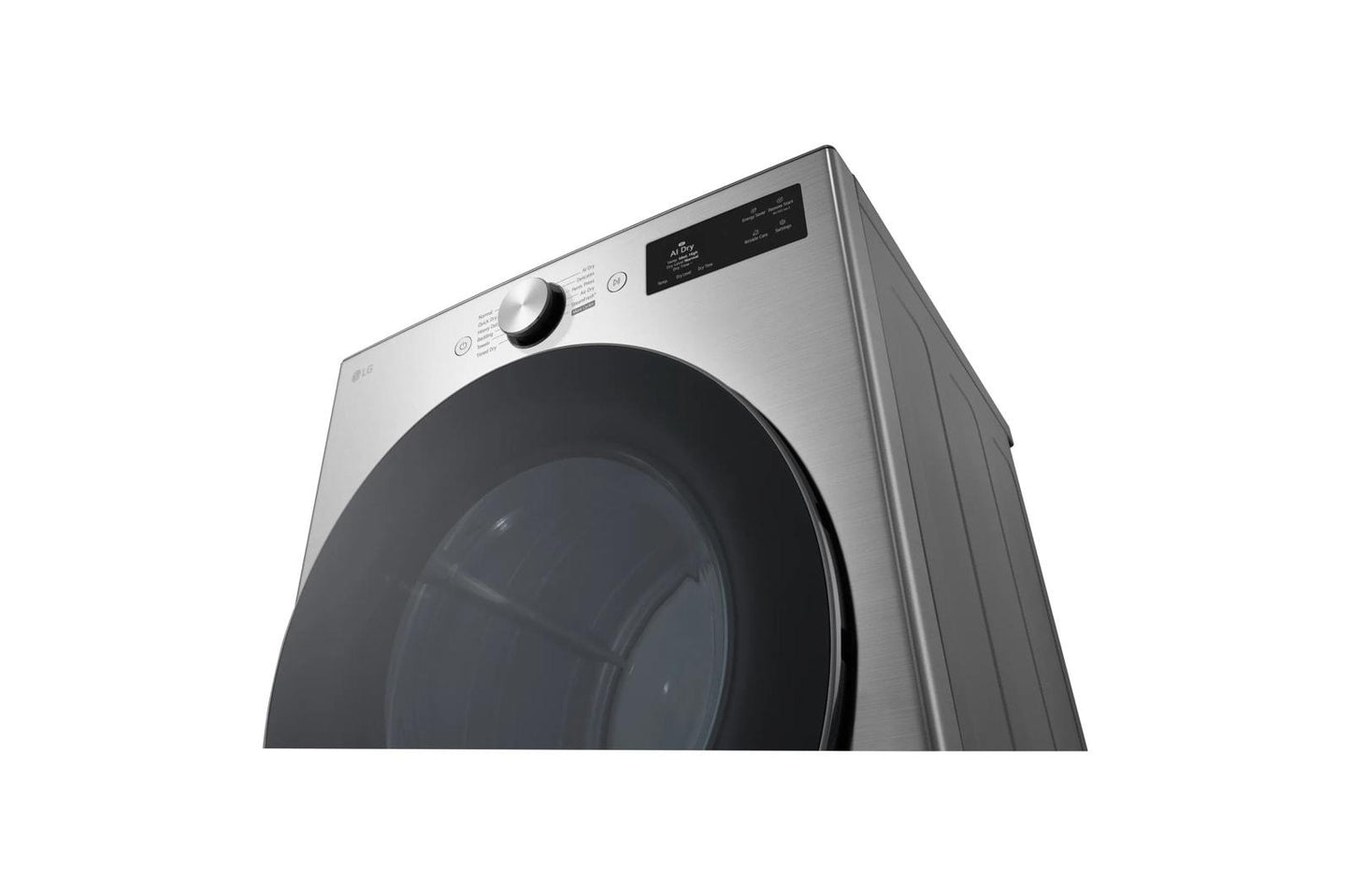 Lg DLEX5800V 7.4 Cu. Ft. Ultra Large Capacity Smart Front Load Dryer With Turbosteam®, Built-In Intelligence And Hybrid Electronic Controls With Lcd Display