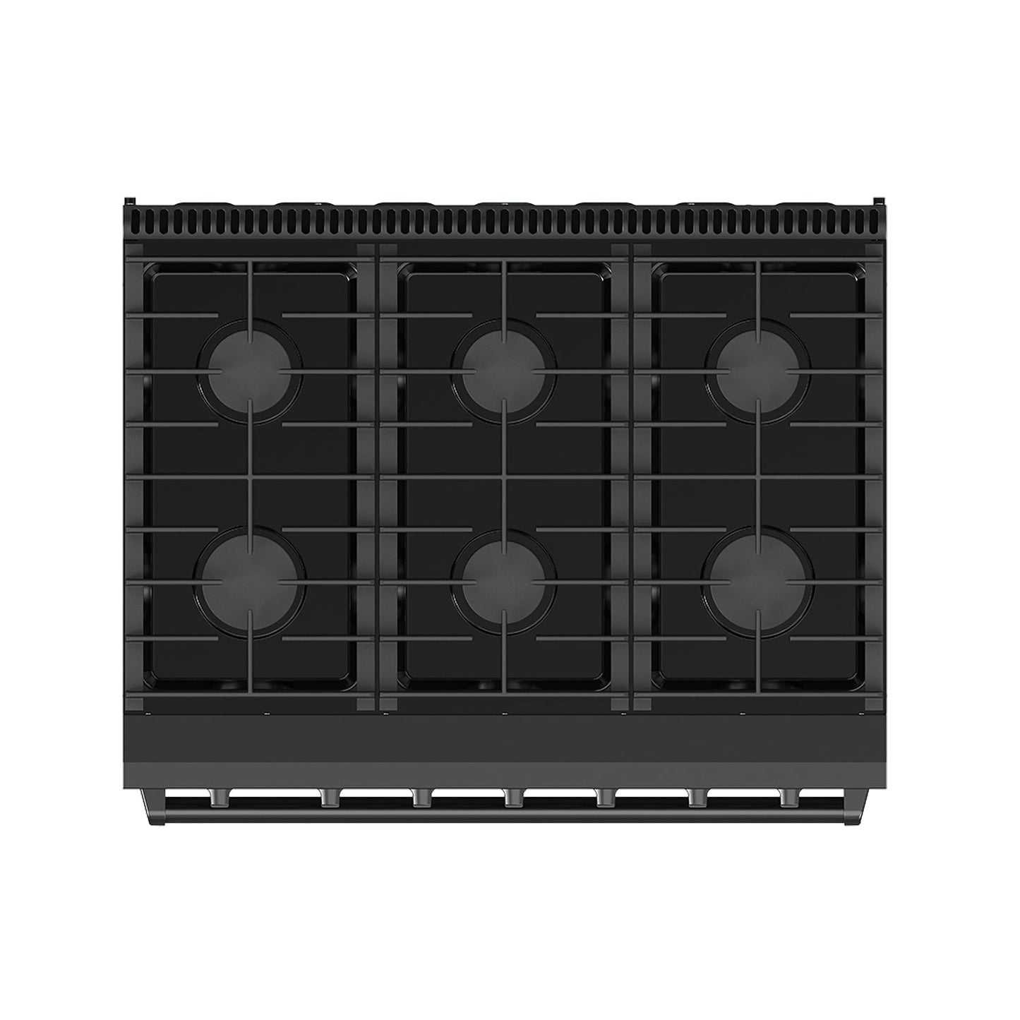 Thor Kitchen LRG3601UB 36 Inch Professional Gas Range In Black