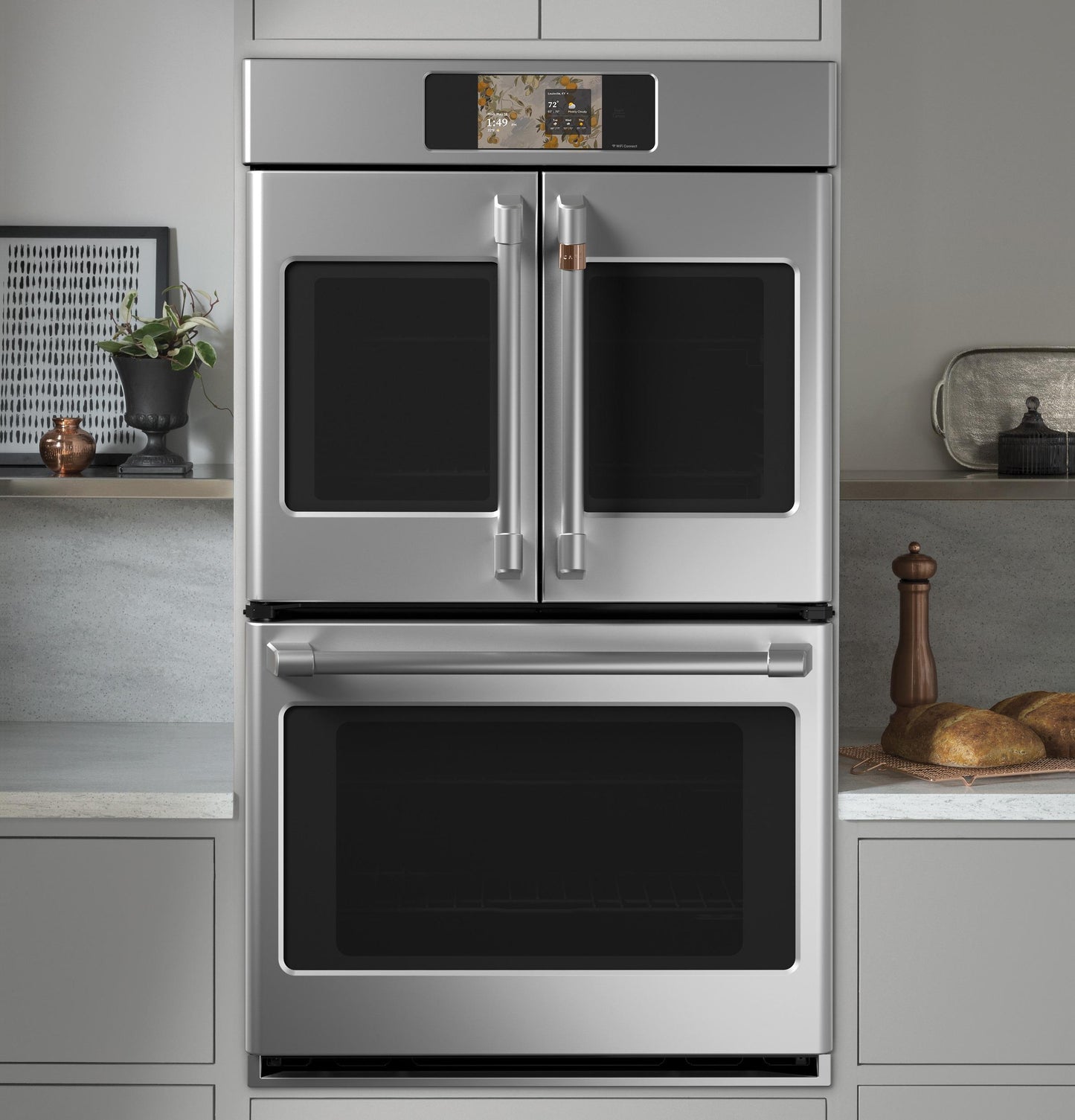 Cafe CTD90FP2ZS1 Café™ Professional Series 30" Smart Built-In Convection French-Door Double Wall Oven