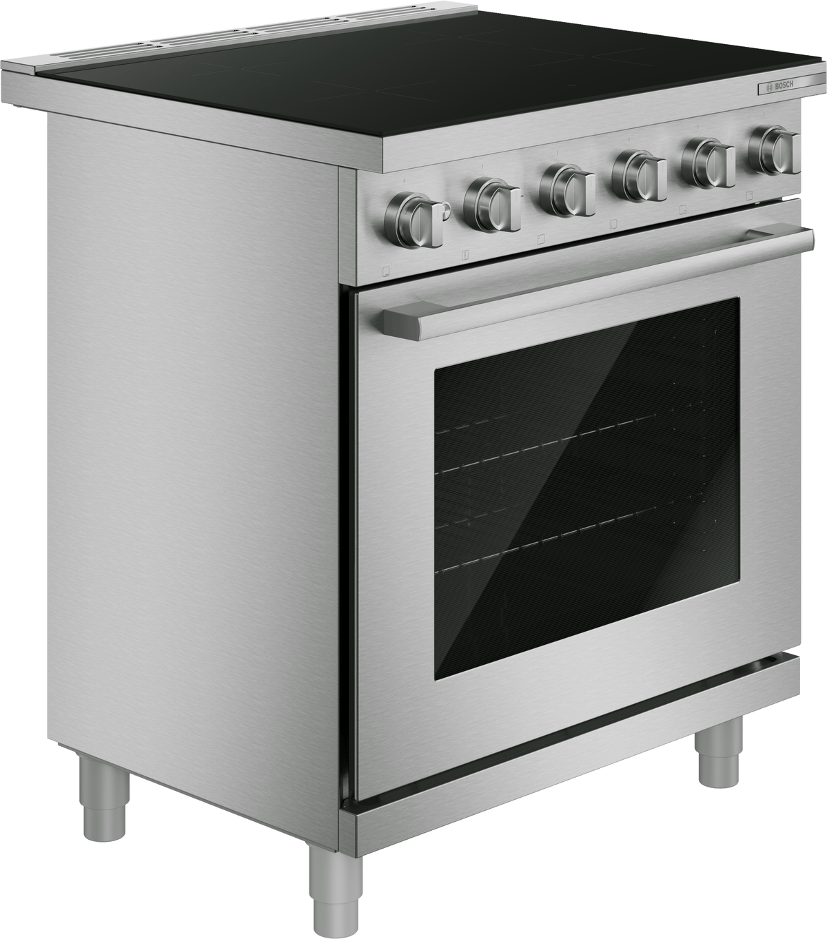 Bosch HIS5057U 500 Series, Induction Freestanding Range Cooker, 30'', Stainless Steel