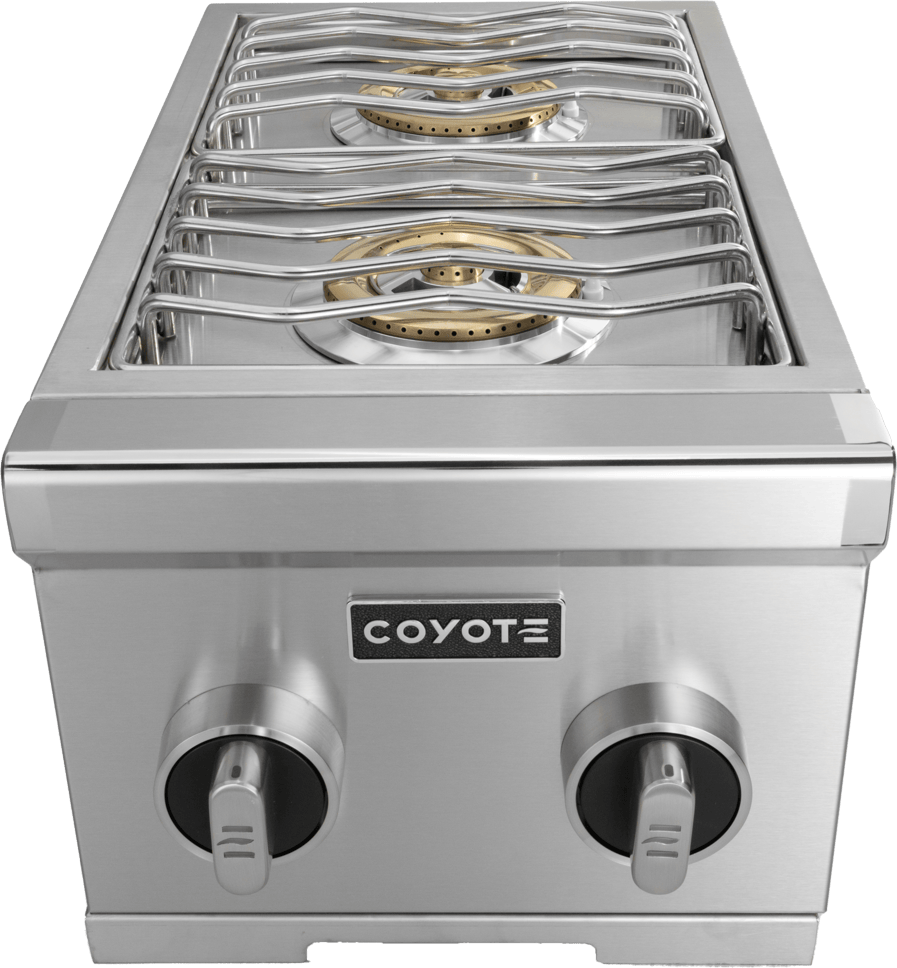Coyote C3DBNG 12" Built-In Double Side Burner Ng