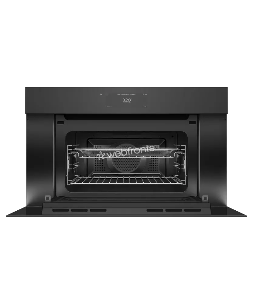 Fisher & Paykel OM30NMUNB3 30" Series 9 Minimal Handleless Compact Convection-Speed Oven