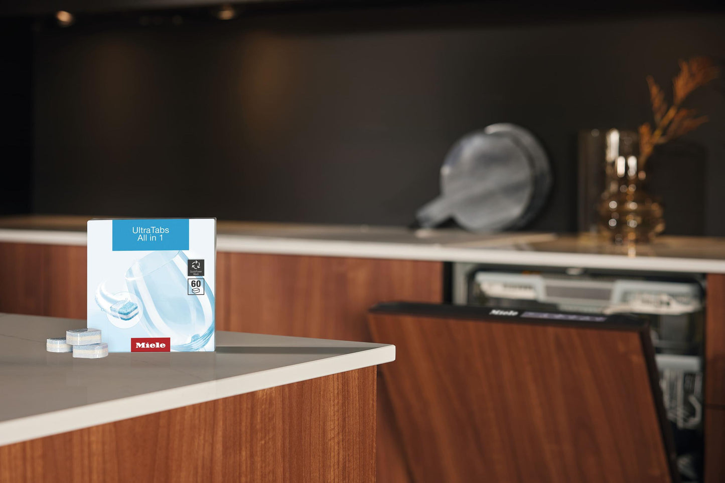 Miele GSCL0607T Ultratabs All In 1, 60 Tabs - For Best Cleaning Results In Miele Dishwashers.