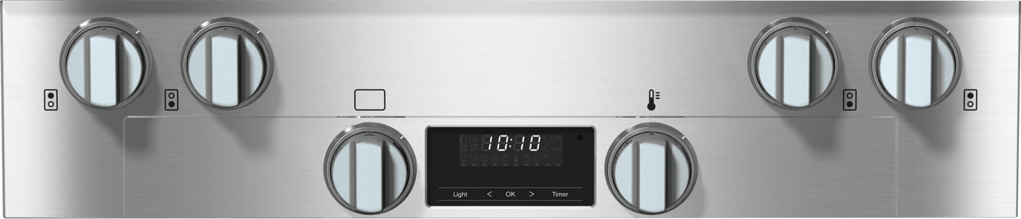 Miele HR17243GDF Hr 1724-3 G Df - 30" Range Dual Fuel Model With Directselect Controls.