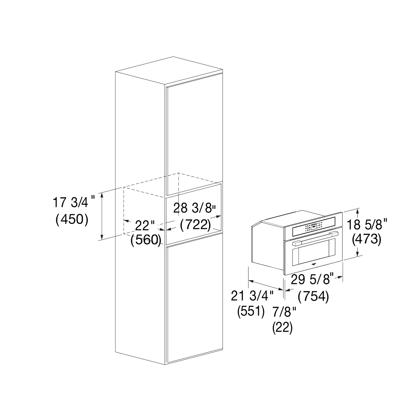 Fulgor Milano F7MSPD30MB1 30" Combi Speed Oven