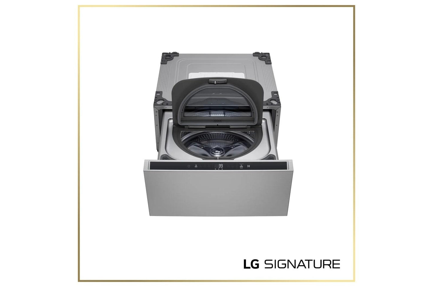 Lg WD405CP Lg Signature 1.0 Cu. Ft. 29 Inch Sidekick™ Pedestal Washer, Lg Twinwash™ Compatible