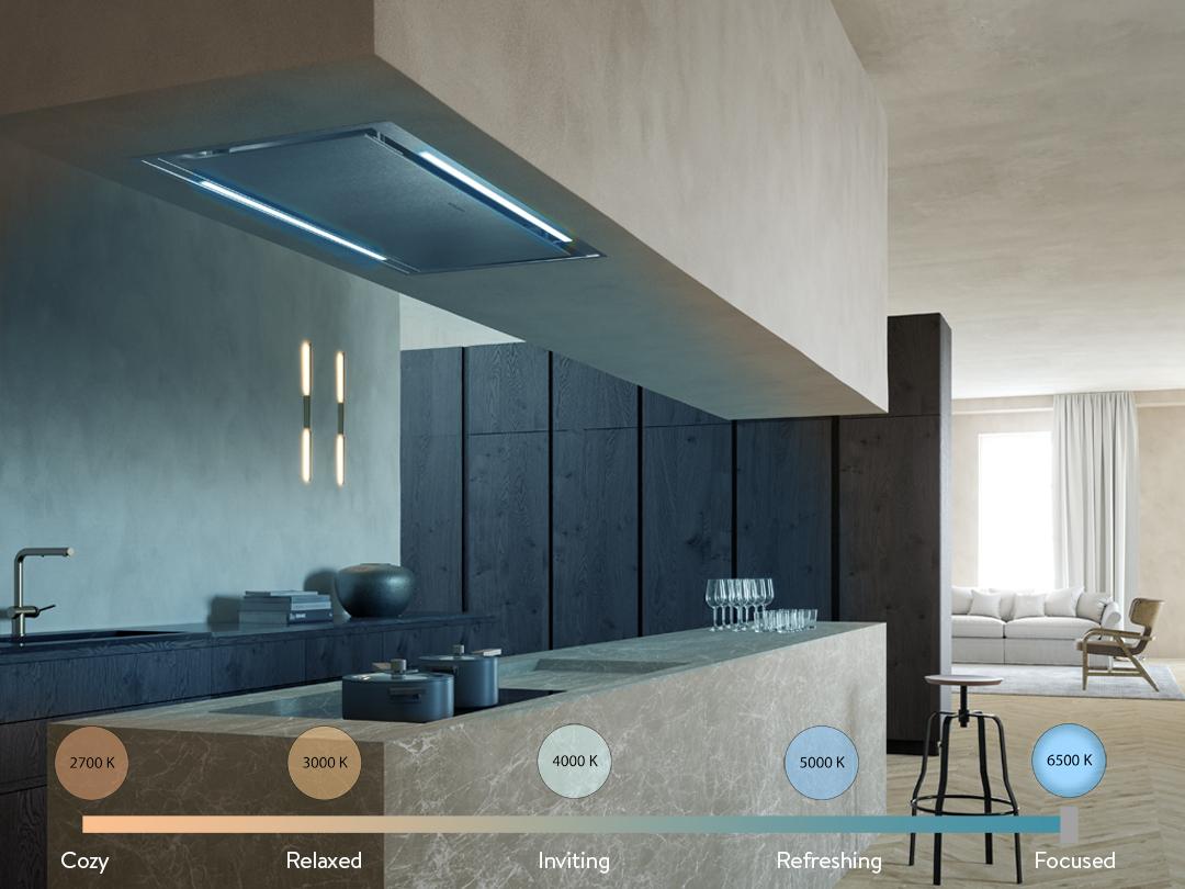 Faber STRTIS36WHV Stratus Ceiling 36X19 Wh Glass - Vam - 600/395/295