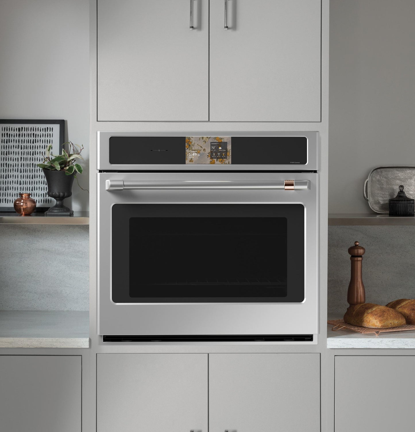 Cafe CTS90DP2ZS1 Café™ Professional Series 30" Smart Built-In Convection Single Wall Oven