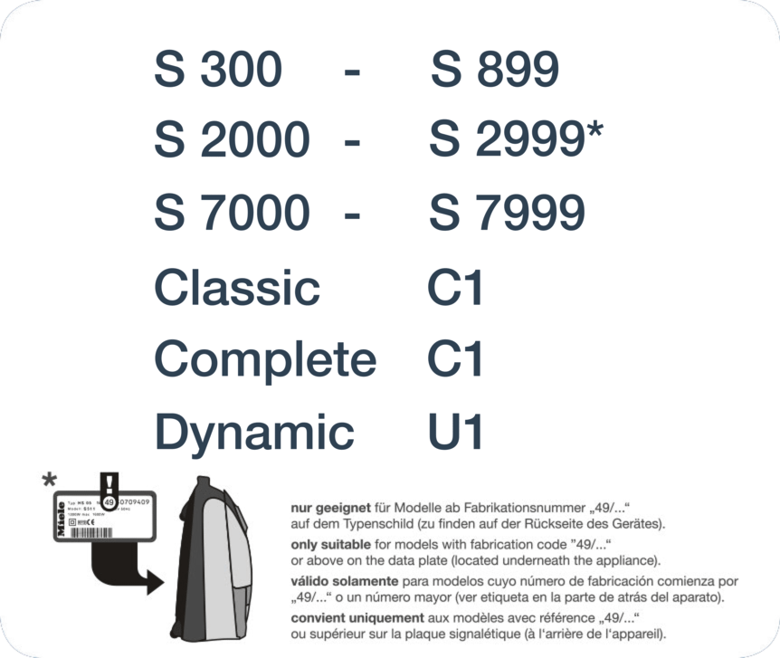 Miele SFHA302 Xl Pack Hepa Airclean Filter - Twin Pack - For Two Years Of Clean Air