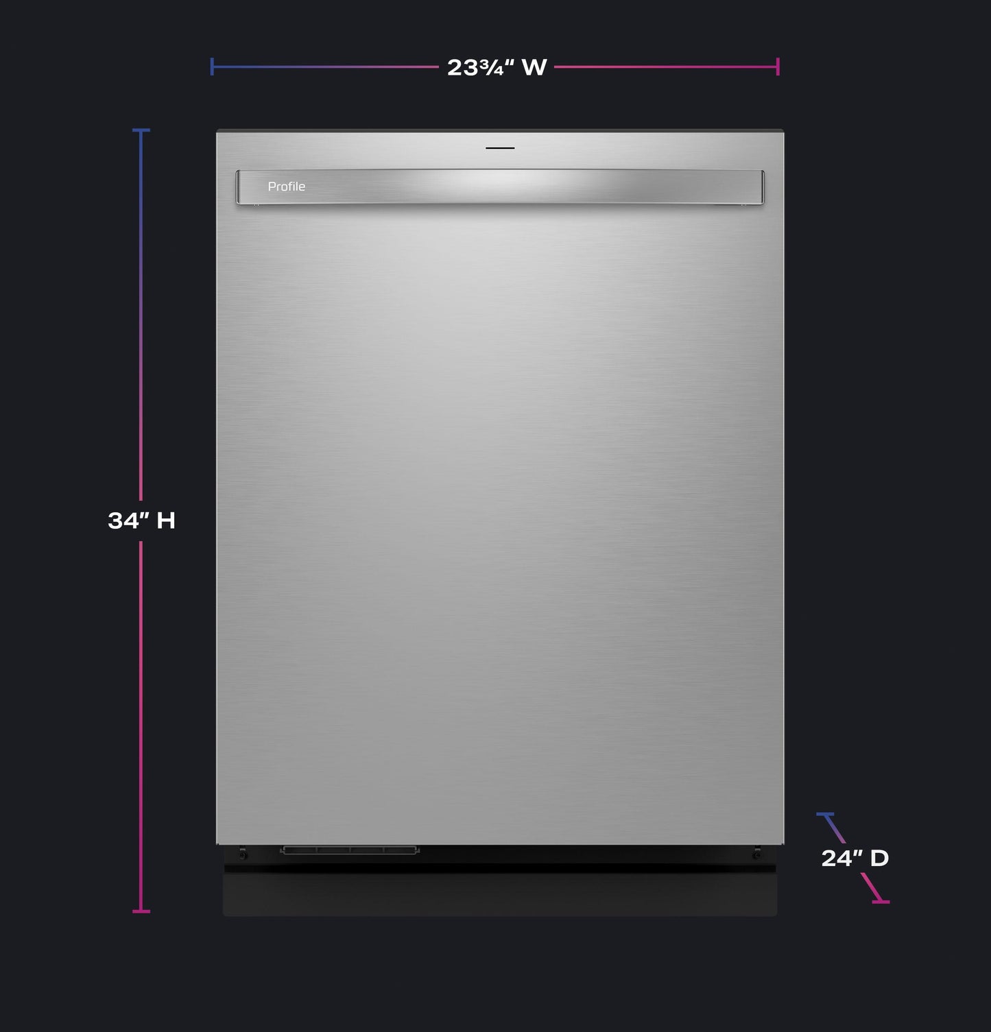 Ge Appliances PDT755SYVFS Ge Profile&#8482; Energy Star Smart Ultrafresh System Dishwasher With Microban&#8482; Antimicrobial Technology With Deep Clean Washing 3Rd Rack, 42 Dba