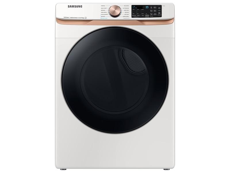 Samsung F1679513898170 Extra Large Capacity Smart Front Load Washer And Gas Dryer Set With Super Speed Wash, Steam Sanitize+, And Sensor Dry In Ivory
