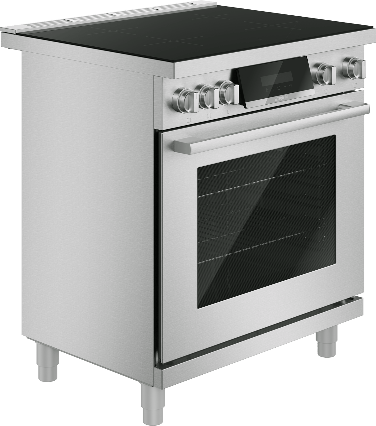 Bosch HIS8057U 800 Series, Induction Freestanding Range Cooker, Stainless Steel