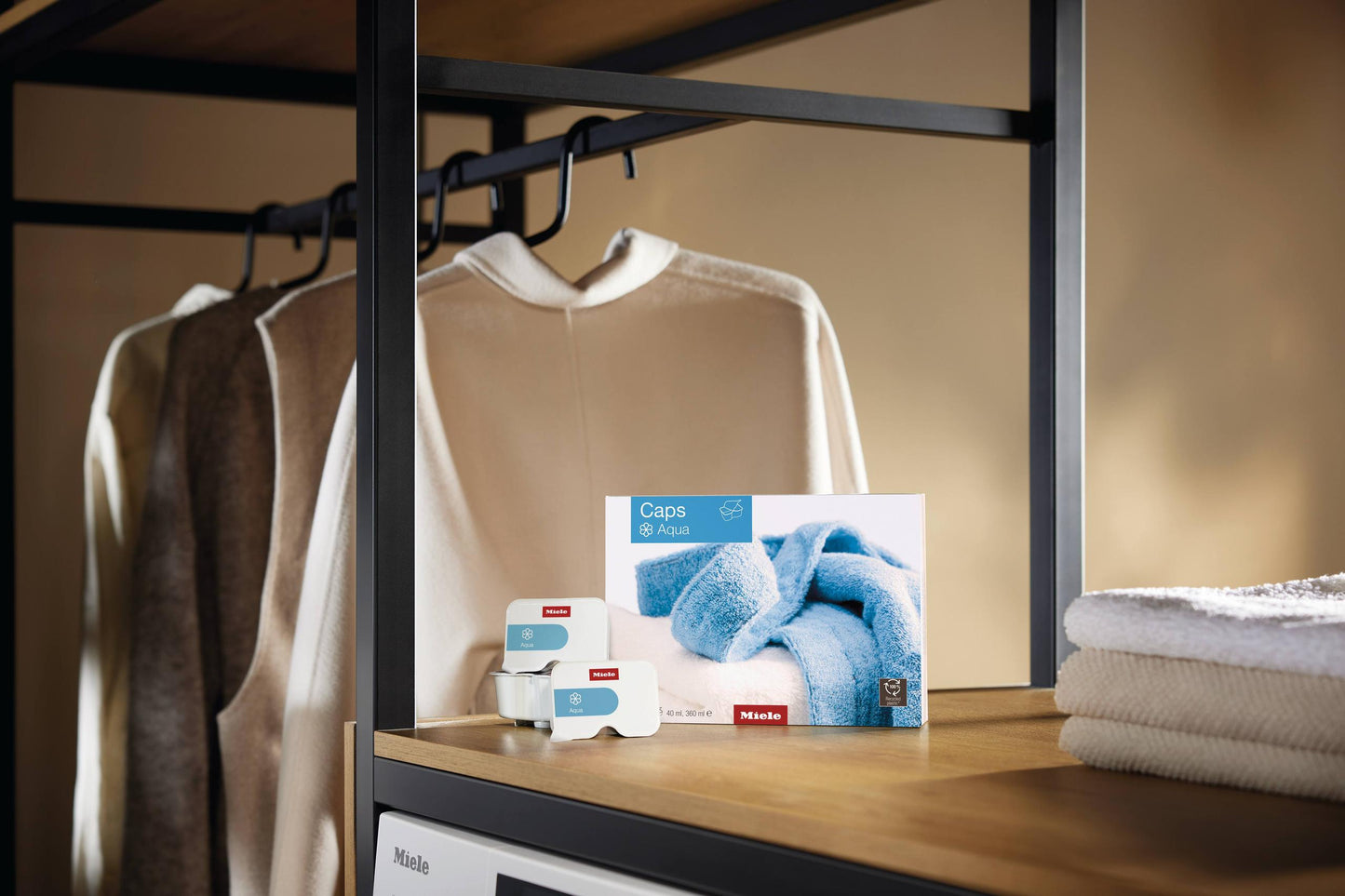 Miele WACSOA0902L Aqua Capsules - 9-Pack Of Fabric Softener For Freshly Scented Laundry. Easyopen.