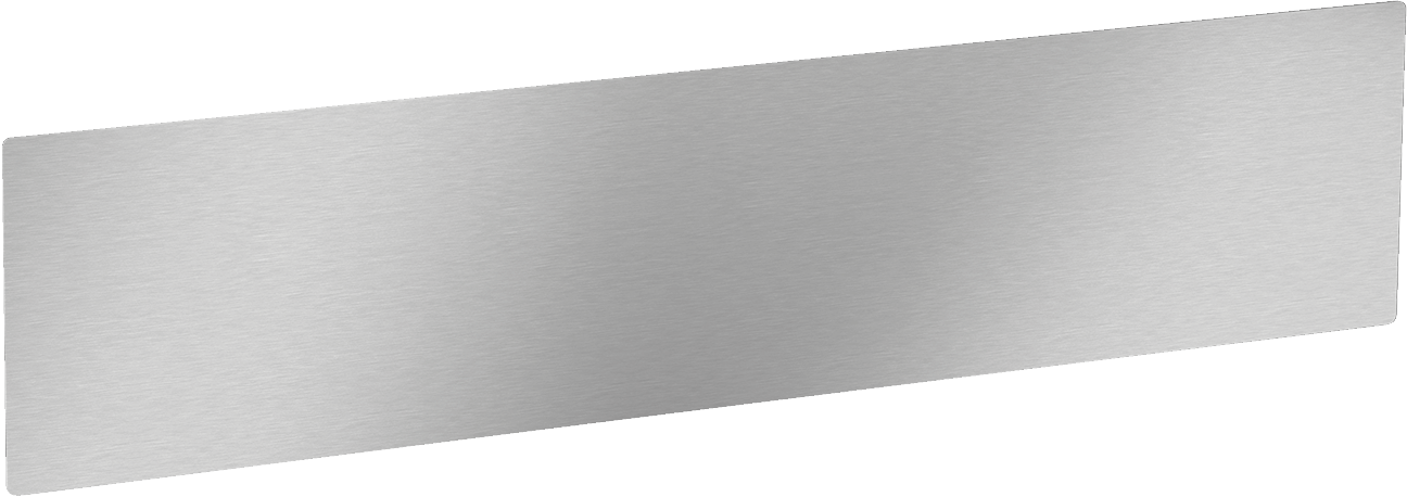 Miele KTK1820 Stainless-Steel Toe-Kick Panel - For High-End Panelwork Of Mastercool Toe-Kicks.