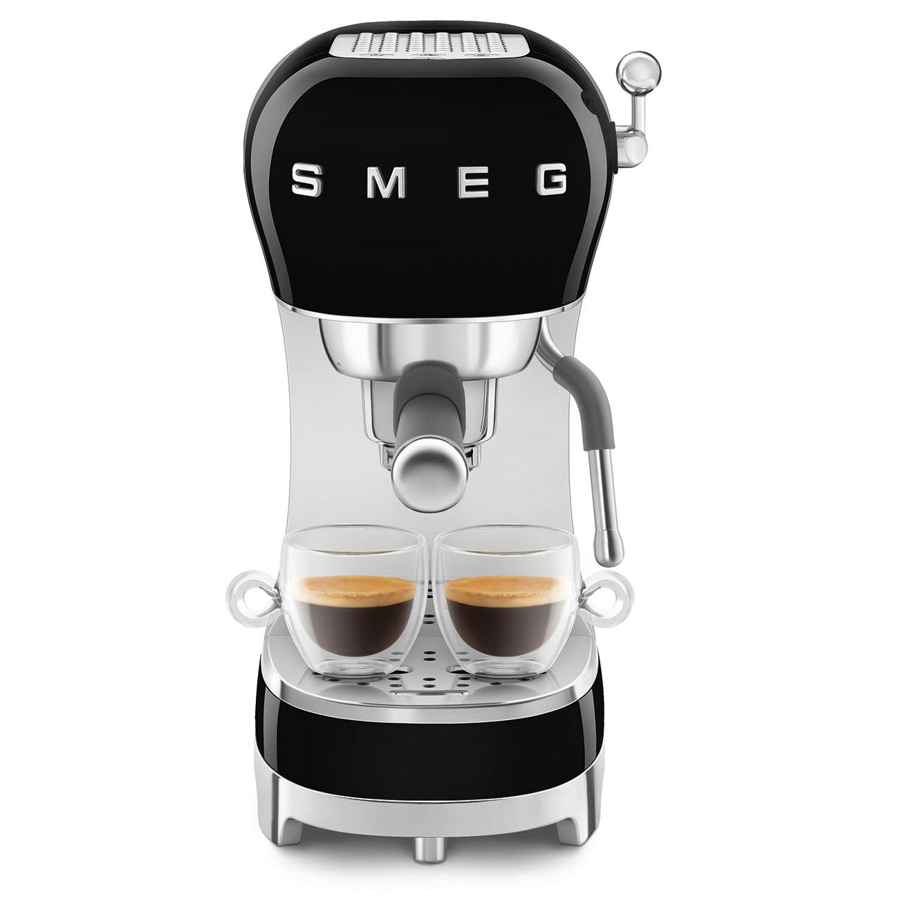 Smeg ECF02BLUS Espresso Coffee Machine Black Ecf02Blus