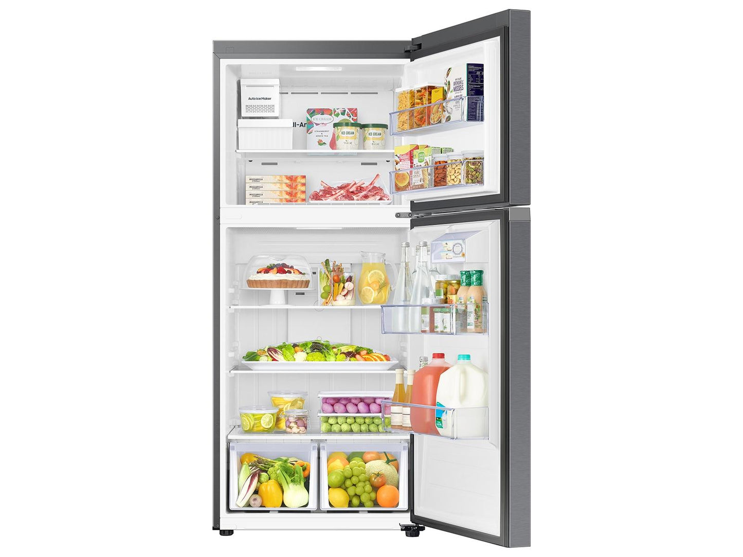 Samsung RT18DG6700SR Bespoke Ai Top Freezer All-Around Cooling Auto Ice Maker 18 Cu.Ft.