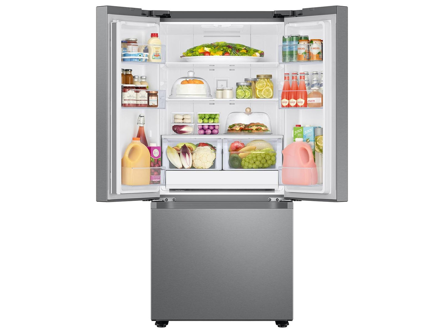 Samsung RF22A4111SR Bespoke Ai 3-Door French Door All-Around Cooling Auto Ice Maker 22 Cu.Ft.
