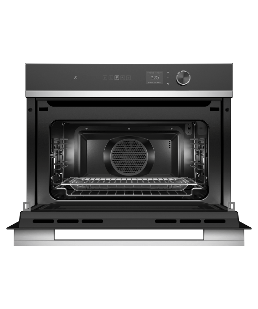Fisher & Paykel OM24NDLX1 Convection Speed Oven, 24", 19 Function
