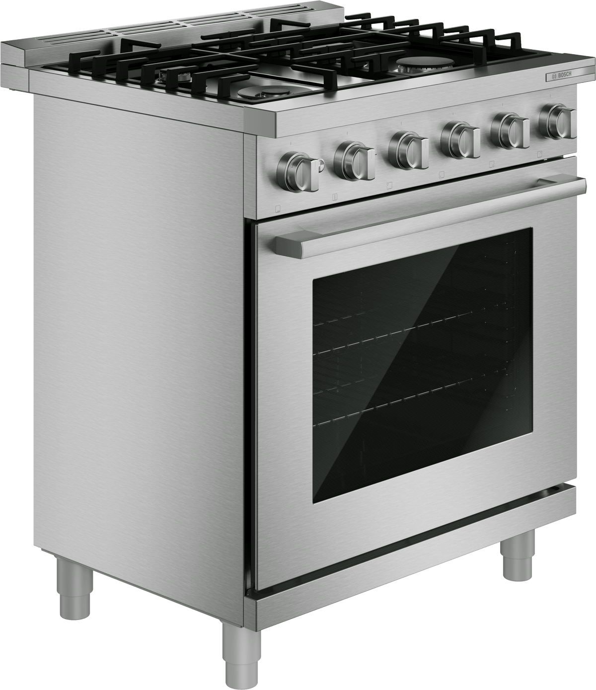 Bosch HDS5057U 500 Series, Dual Fuel Freestanding Range, 30'', Stainless Steel