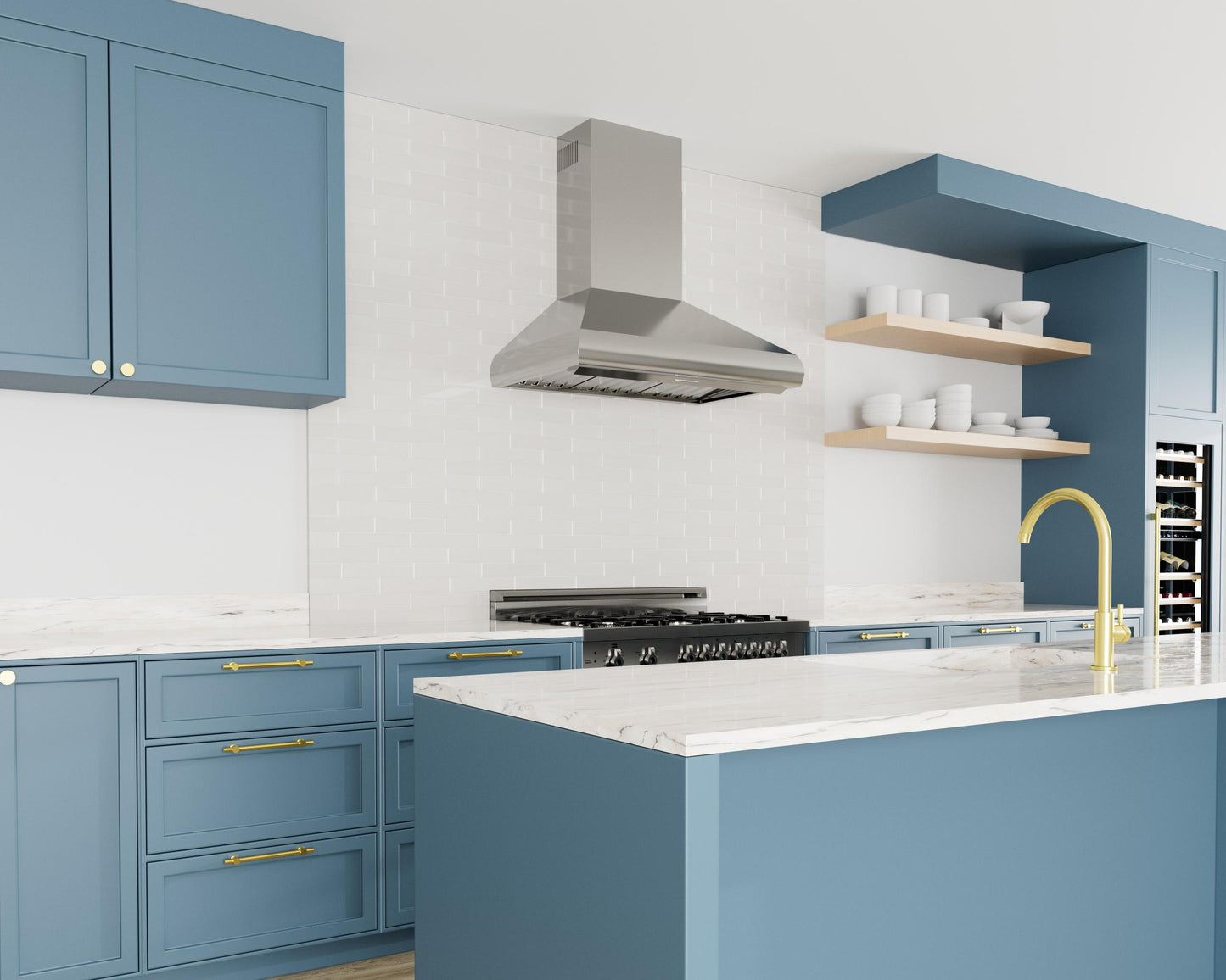 Xo Appliance XOVW30SC 30In Pro Wall Chimney Hood Ss Rounded Lip 600/395 Cfm