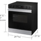 Samsung NSE6DG8100SR Bespoke 6.3 Cu. Ft. Smart Slide-In Electric Range With Precision Knobs In Stainless Steel