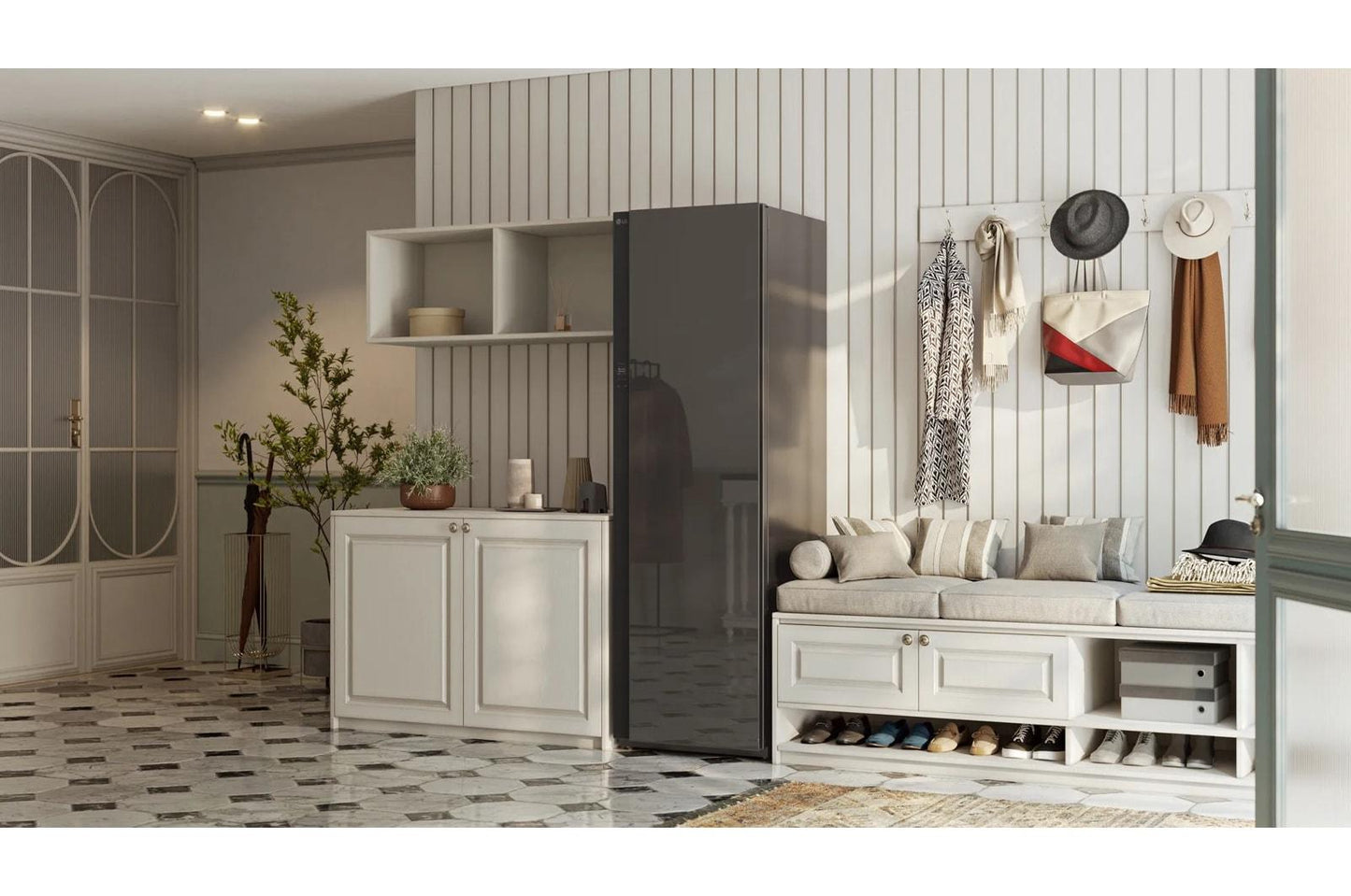 Lg SC5GMR80H Lg Styler® Smart Steam Closet With Dual Truesteam® Technology, Dynamic Movinghanger™ And Built-In Handysteamer™