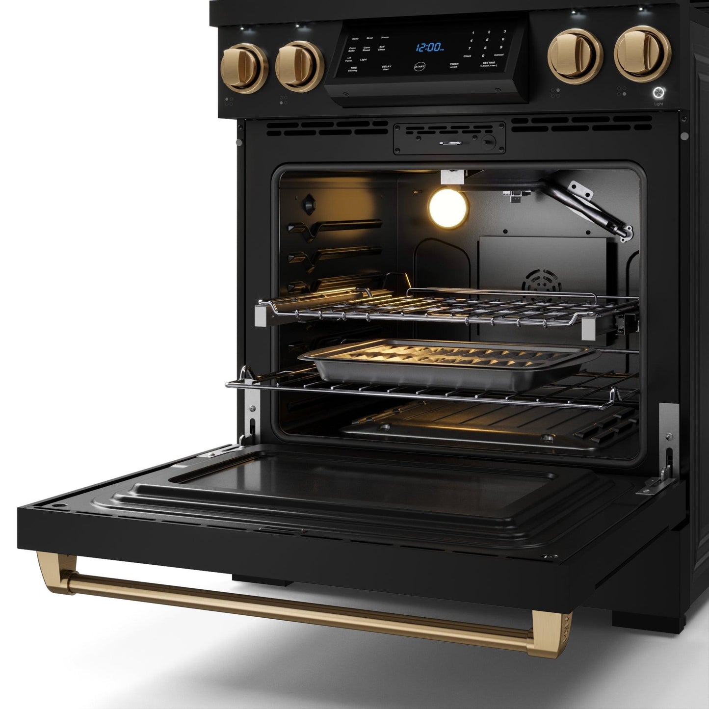Thor Kitchen RSG30PBLPBRZ 30 Inch Professional Liquid Propane With Precision Knob Control In Black/Bronze