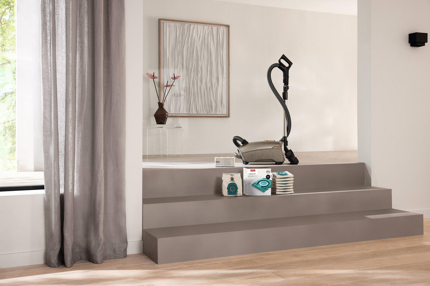 Miele TUALLERGYXLHYCLEANAIR 8 Vacuum Bags And A Hepa Filter At A Special Price - For Guard L1 And Guard S1.
