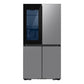 Samsung RF23DB9750QLAA Bespoke Counter Depth 4-Door Flex™ Refrigerator (23 Cu. Ft.) With Beverage Zone ™ And Auto Open Door In Stainless Steel