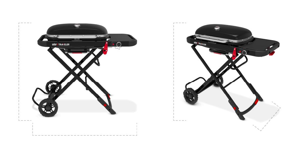 Weber 1501740 Weber Traveler® Portable Gas Grill - Black