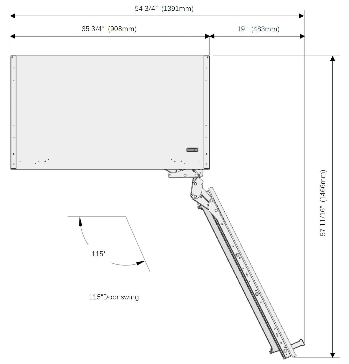 Fulgor Milano FM4BM36IFBI 36 Built-In Fridge