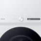 Samsung WH46DBH100EW Bespoke 4.6 Cu. Ft. Ai Laundry Hub™ Large Capacity Single Unit Washer With Steam Wash And 7.6 Cu. Ft. Electric Dryer In White